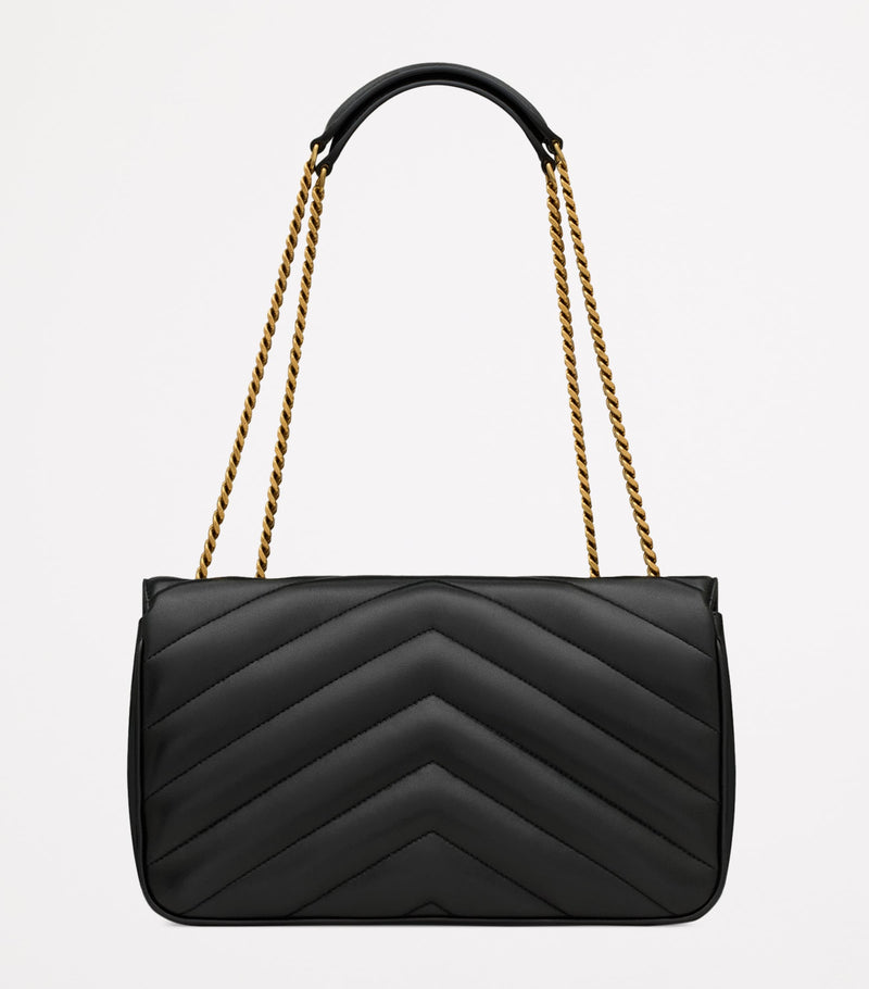 Saint Laurent Medium Loulou shoulder bag matelassé lambskin, UK version