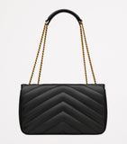 Saint Laurent Medium Loulou shoulder bag matelassé lambskin, UK version