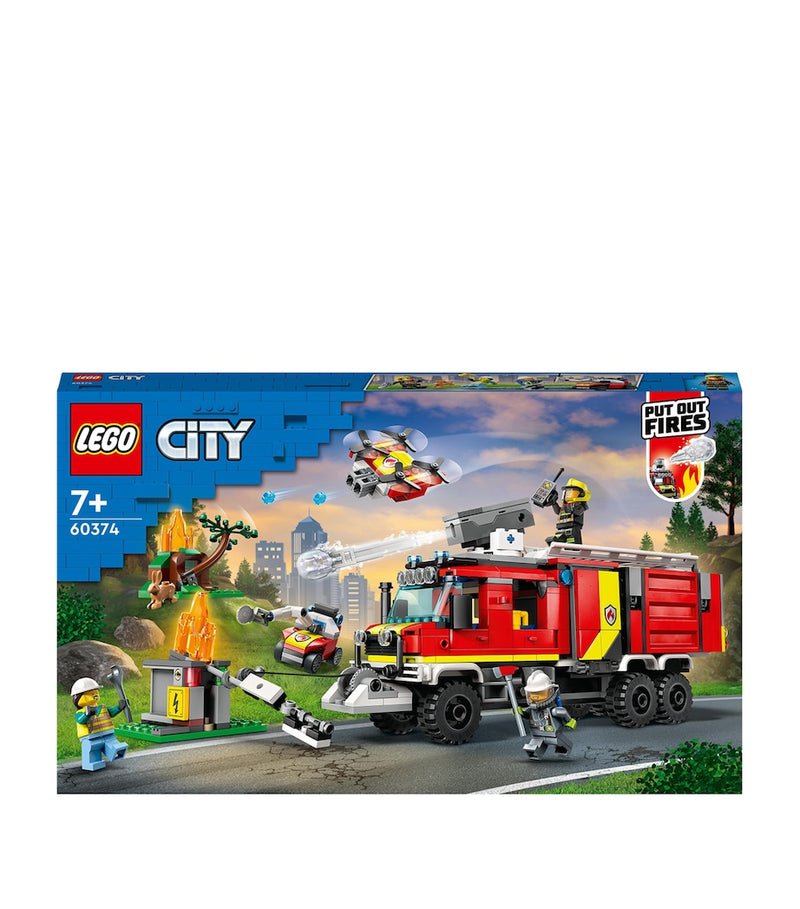 Lego City Fire Command Unit Truck Toy with 502 pieces, UK version