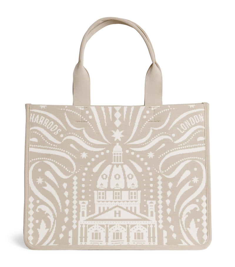 Harrods medium Knights of Brompton tote bag - British product