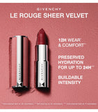 Givenchy Le Rouge Sheer Velvet Refillable Matte Lipstick, UK version
