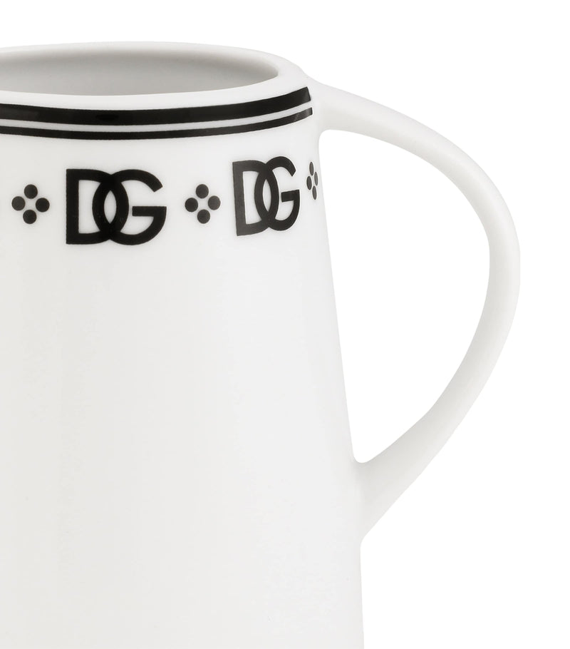 Dolce&Gabbana Casa porcelain milk jug with DG logo - British product