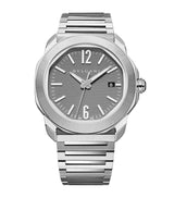 Harrods Bvlgari Stainless Steel Octo Roma Automatic Watch 41mm- Buy online at McGrocer