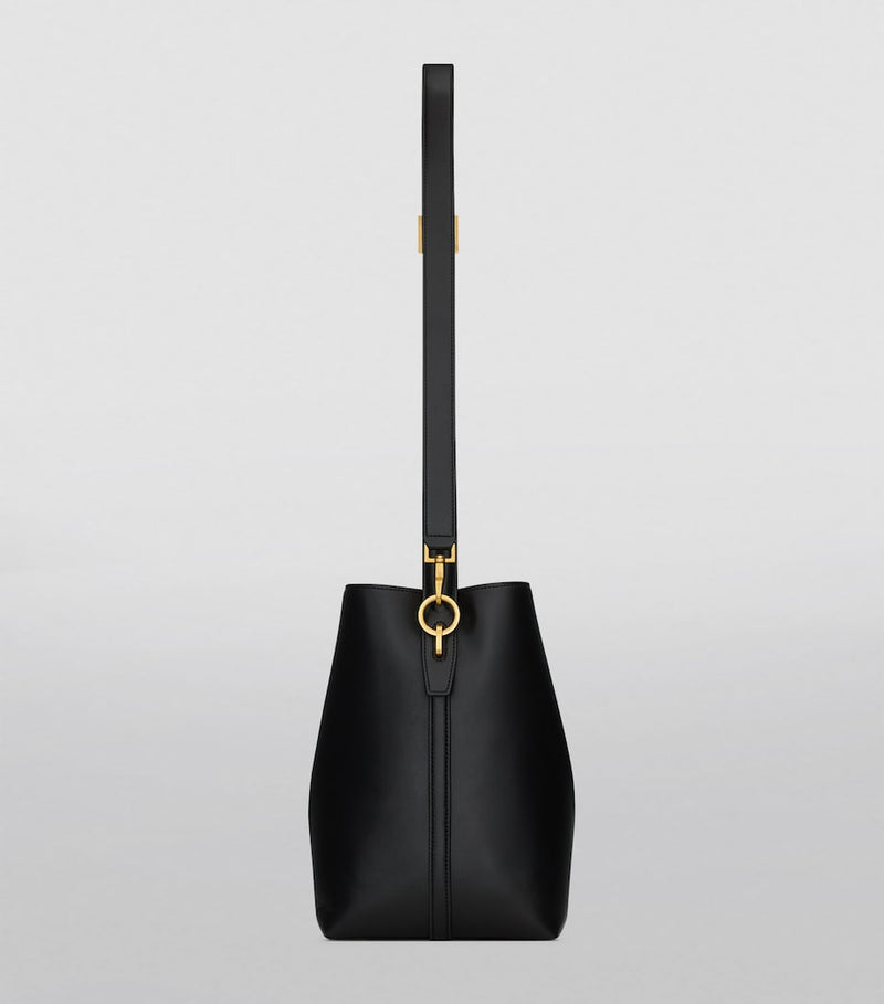 Saint Laurent Le 37 bucket bag in smooth leather - British product