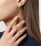 Chaumet yellow gold diamond bee earring (British brand)
