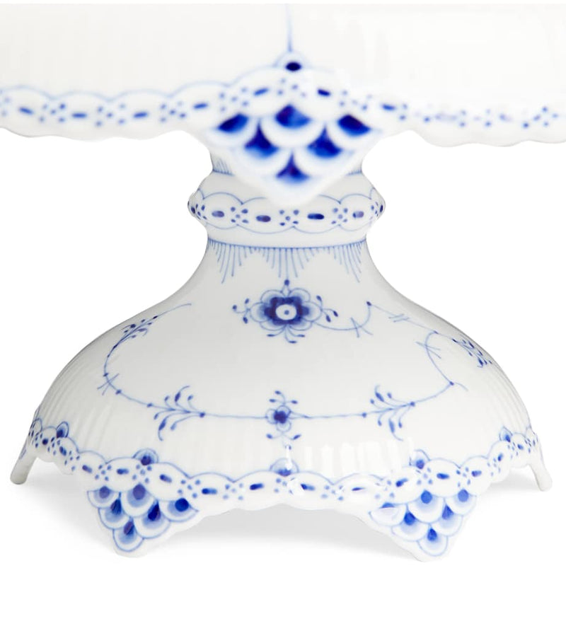 Royal Copenhagen Blue Fluted cake stand, imported from the UK
