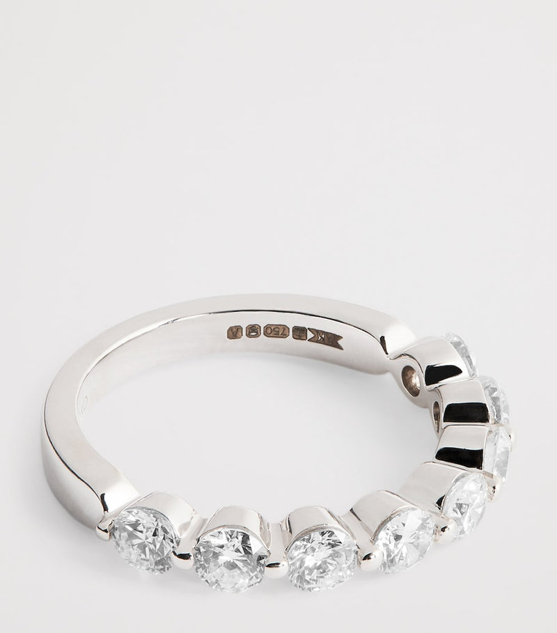 Anita Ko floating diamond ring white gold (British brand)