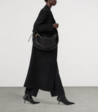 AllSaints Noemie crescent shoulder bag, imported from the UK