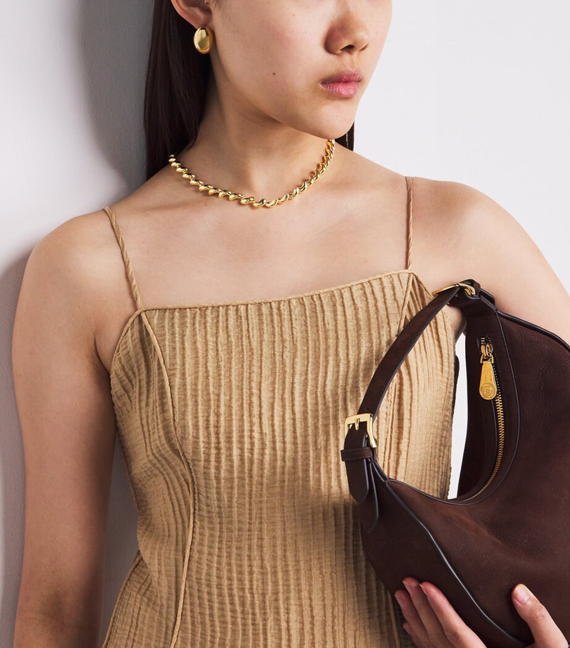 LIÉ STUDIO gold-plated Edith necklace 42cm, imported from the UK