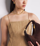 LIÉ STUDIO gold-plated Edith necklace 42cm, imported from the UK