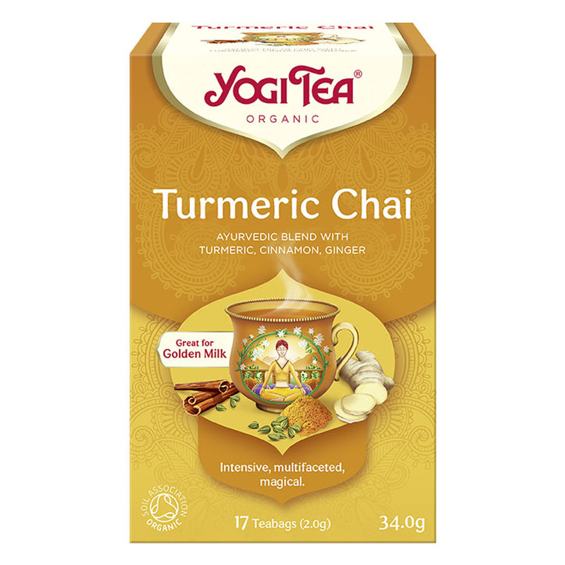 Yogi Tea Turmeric Chai 17 Tea Bags (British brand)