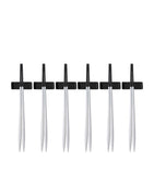 Bugatti stainless steel chopsticks set with resin handles and rests, 35cm - British product