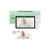 LeapFrog Pan Tilt Wi-Fi baby monitor 7 inch, imported from the UK