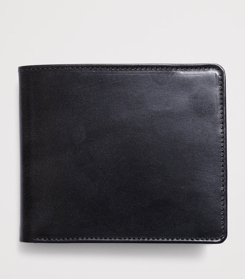 Swaine leather bifold wallet with card slots, UK version