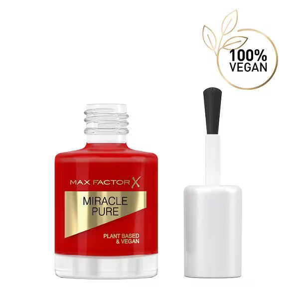 Max Factor Miracle Pure Nail Polish Scarlet Poppy imported from the UK