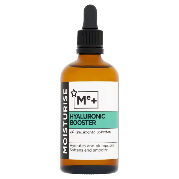 Me + Hyaluronic Acid Booster Face Serum 100ml, imported from the UK