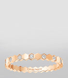Chaumet Bee de Chaumet rose gold ring with diamond, UK version