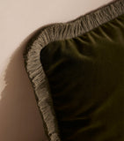 Soho Home Velvet Margeaux cushion 50cm x 50cm (British brand)