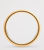 Harrods 18kt yellow gold ring 3mm band, UK version