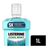 Superdrug Listerine Antibacterial Mouthwash Cool Mint 1L- Buy online at McGrocer
