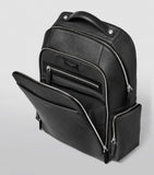 Aspinal London Pebble Leather Reporter Backpack, imported from the UK