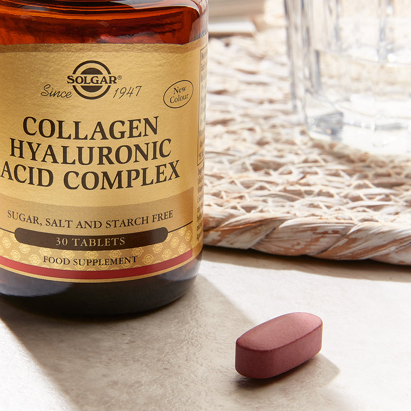 Solgar Collagen Hyaluronic Acid Complex 30 tablets (British brand)