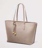 Aspinal of London leather East West tote bag - British product