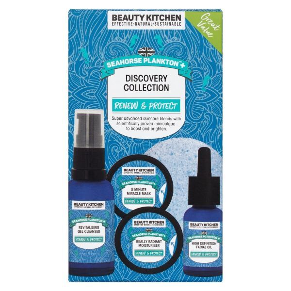 Beauty Kitchen Seahorse Plankton skincare kit - British product