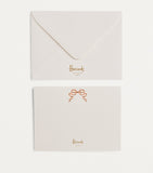 Harrods pink bow cards pack of 10, UK version