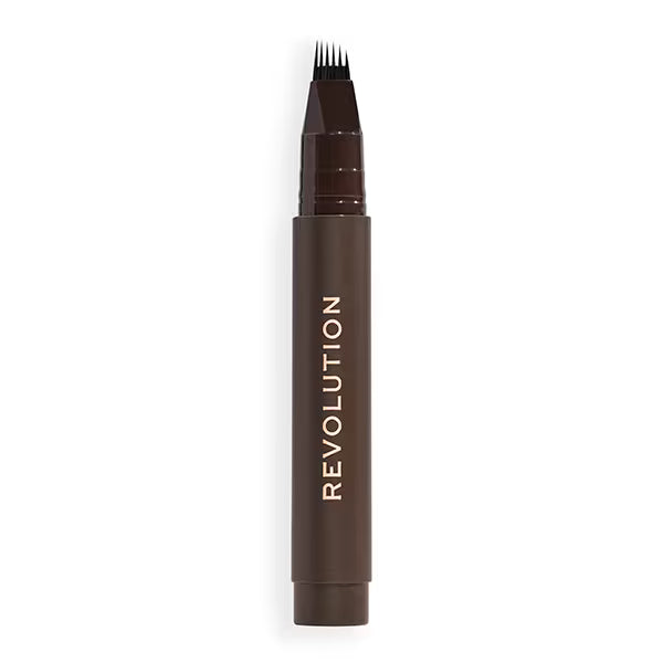 Revolution Instant Brow Hair Pen Dark Brown, imported from the UK