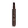 Revolution Instant Brow Hair Pen Dark Brown, imported from the UK