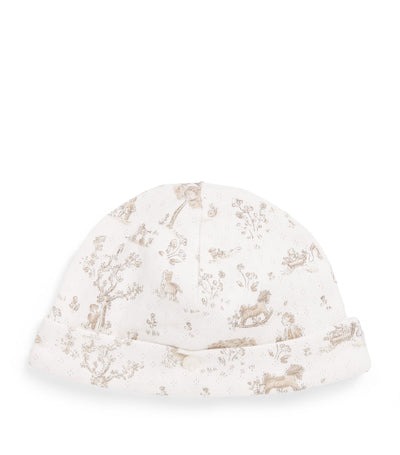 Harrods Tartine et Chocolat Cotton Printed Beanie Baby Hat- Buy online at McGrocer