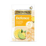 Holland & Barrett Twinings Superblends Defence Citrus Ginger Herbal Tea 20 Tea Bags- Buy online at McGrocer