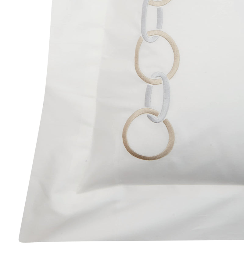 Frette Links Square pillowcase 65cm x 65cm - British product