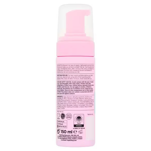 Solait self tan mousse Medium 150ml (British brand)