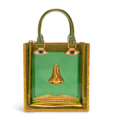 Harrods Schiaparelli Vinyl Face Top-Handle Bag- Buy online at McGrocer