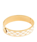 Halcyon Days bangle Bee Trellis 18kt gold plated - British product