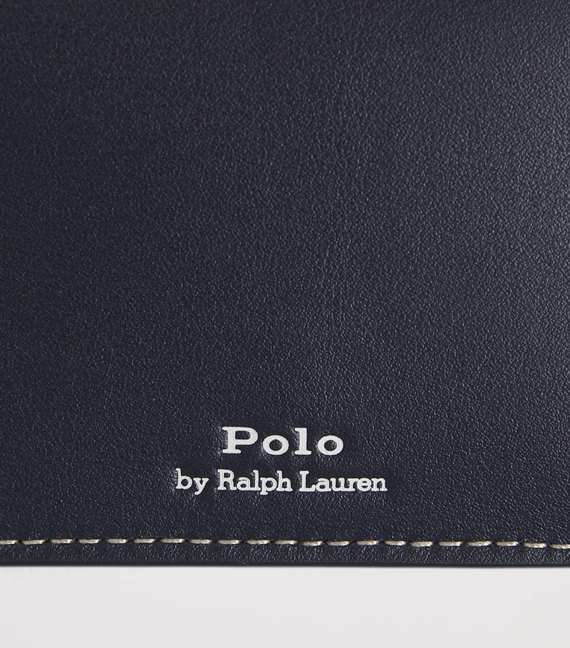 Polo Ralph Lauren leather Polo Bear folded card holder (British brand)