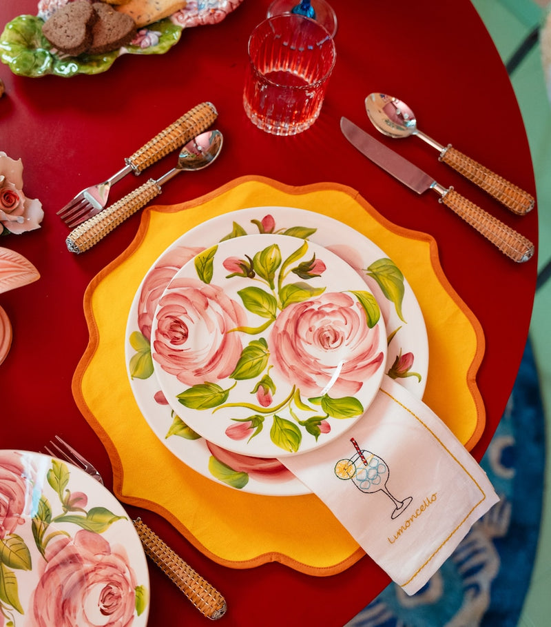 Les Ottomans ceramic The Roses plate 27cm (British brand)