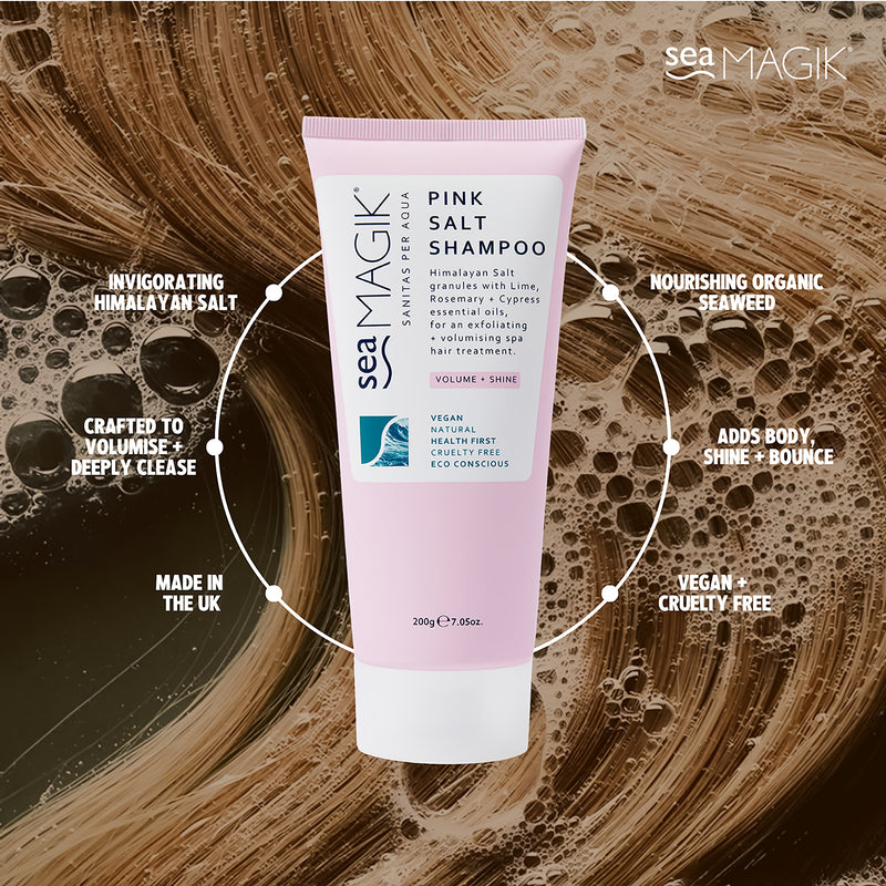 Sea Magik pink salt shampoo 200g (British brand)