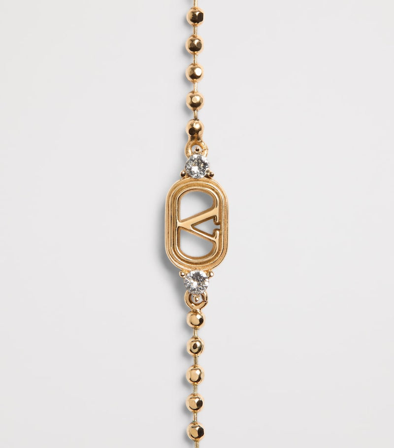 Valentino Garavani Ovalette crystal bracelet, imported from the UK