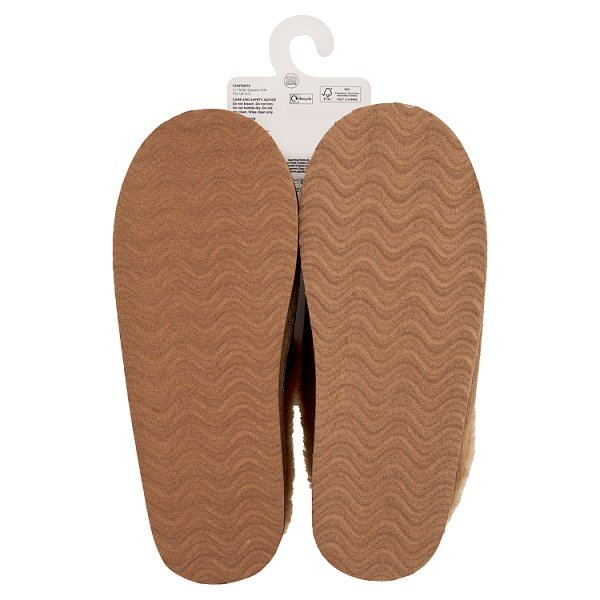 Superdrug soft teddy slippers size S/M (British brand)