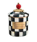 Harrods MacKenzie-Childs Small Courtly Check Kitchen Canister 17cm- Buy online at McGrocer