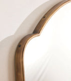 Soho Home Betty tall wall mirror in antiqued brass - British product