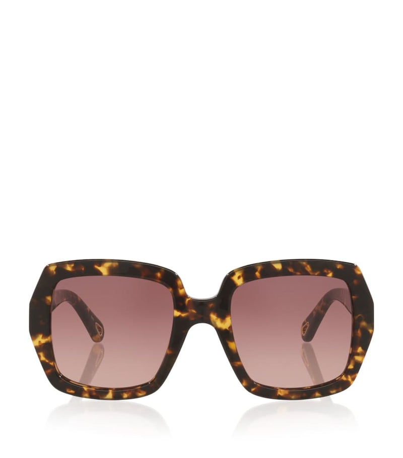 Chloé CH0301S rectangle acetate sunglasses, UK version