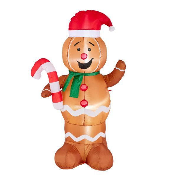 SO inflatable gingerbread man Christmas decoration 150cm, UK version