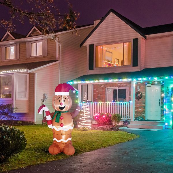 SO inflatable gingerbread man Christmas decoration 150cm, UK version