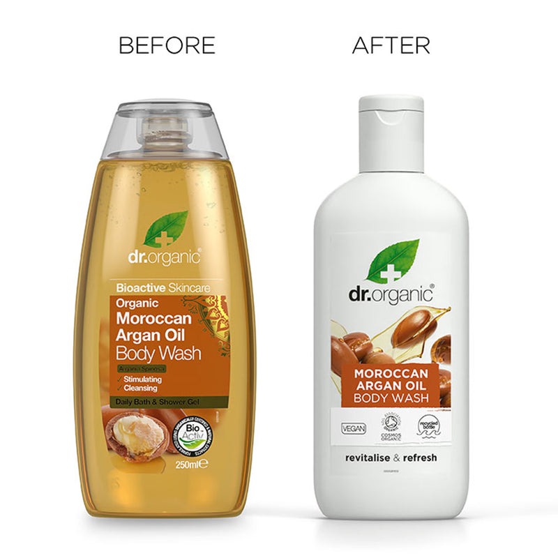 Dr Organic Moroccan Argan Oil body wash 250ml - British product