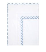 Harrods Egyptian Cotton King Fitted Sheet with Braid Pattern 275cm x 275cm- Buy online at McGrocer