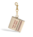 Anya Hindmarch leather match book charm small (British brand)
